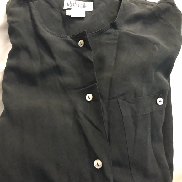 Rafaella Silk button down blouse - Picture 3 of 11